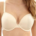 Panache Porcelain, a deep plunge, molded bra. Superior shape and comfort. UK Size. Color Beige. Style 3371.