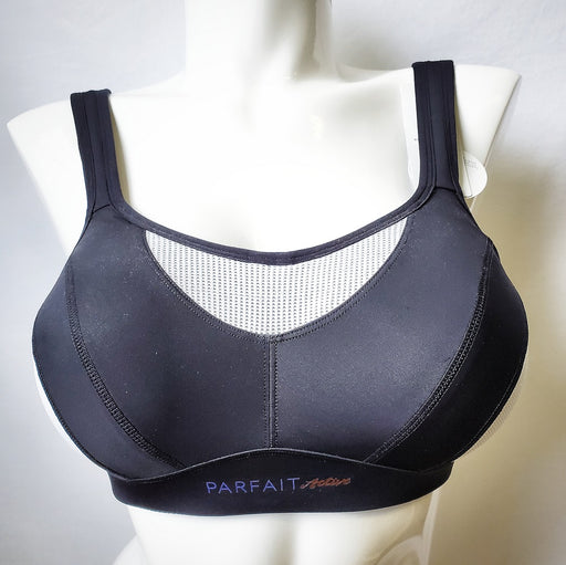 Parfait active sports bra. Color black. Style P5541.