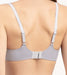 An ideal Empreinte bra for the full bust with side support panels for support, containment, and shape. A beauty bra on sale. Color Gris. Style 07187.