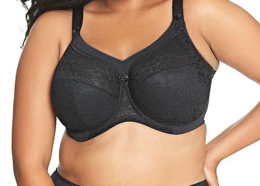 Goddess Hannah Underwire Side Support Molded Bra in Black - Busted
