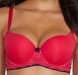 Cleo by Panache, Morgan, a moulded balconette bra in raspberry. Style 9361.