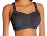 A superior Chantelle sports bra, High Impact. Breathable. Mositure wicking. Bounce Reducing. Comfortable. Color Black. Style 2941.