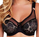 Empreinte Grace, a full cup beautiful bra. Color black. Style 07134.