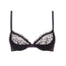 Chantal Thomass brings you a demi, black, classic bra called Volage. Style  T08020.