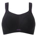 Panache on sale, this wireless high impact sports bra is a long time best seller. Color black. Style 7341.