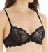 A classic French demi bra with see-through lace cups and sides. The sensuous plunge will showcase your cleavage.Good Bras. Good Prices.